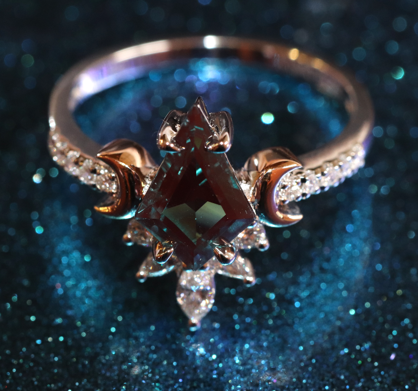 Alexandrite Veronica Ring